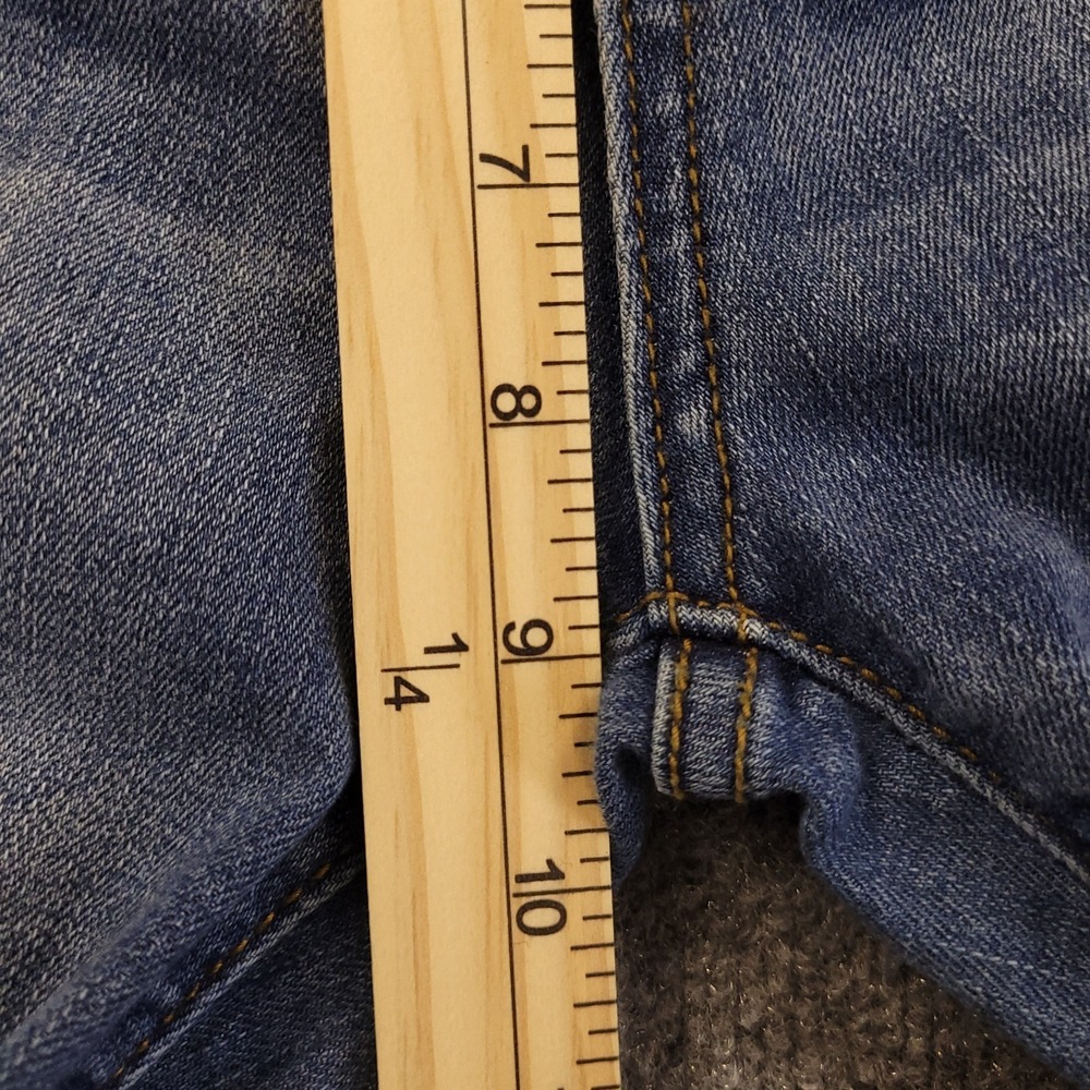 Judy Blue Patchwork Skinny Jeans Womens Sz 5 (28x27) Mid Rise Stretch Distressed - Picture 6 of 9